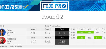 WSL-CT 第５戦　Fiji Proスタート！