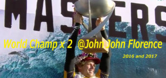 John John Florence  2Xワールドタイトル獲得キャンペーンを明日20日から開催！！