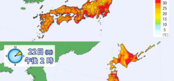 猛暑！