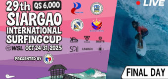 WSL「シャルガオ・インターナショナル・サーフィンカップQS6000」ファイナルディ！