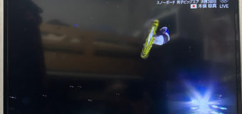 スノーボードビックエア！